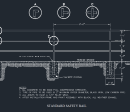 Safety Rail - Standard Pipe