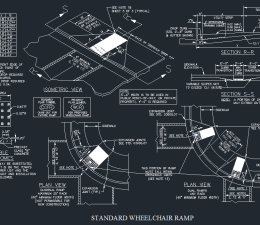 Wheel Chair Ramp Detail Sheet - Standard