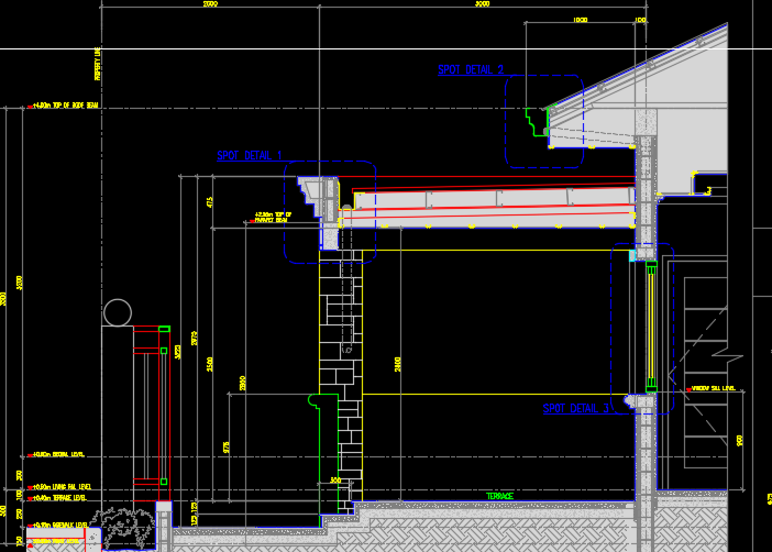 BAY SECTION, SPOT DETAILS - CAD Files, DWG files, Plans and Details