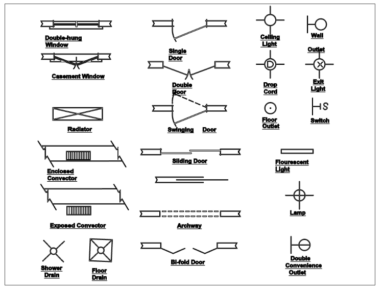 construction drawing symbols - CAD Files DWG files Plans and Details