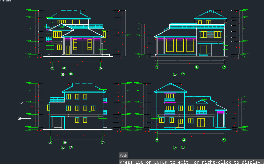  House  Plan  Drawing  4 CAD Files DWG files Plans and Details