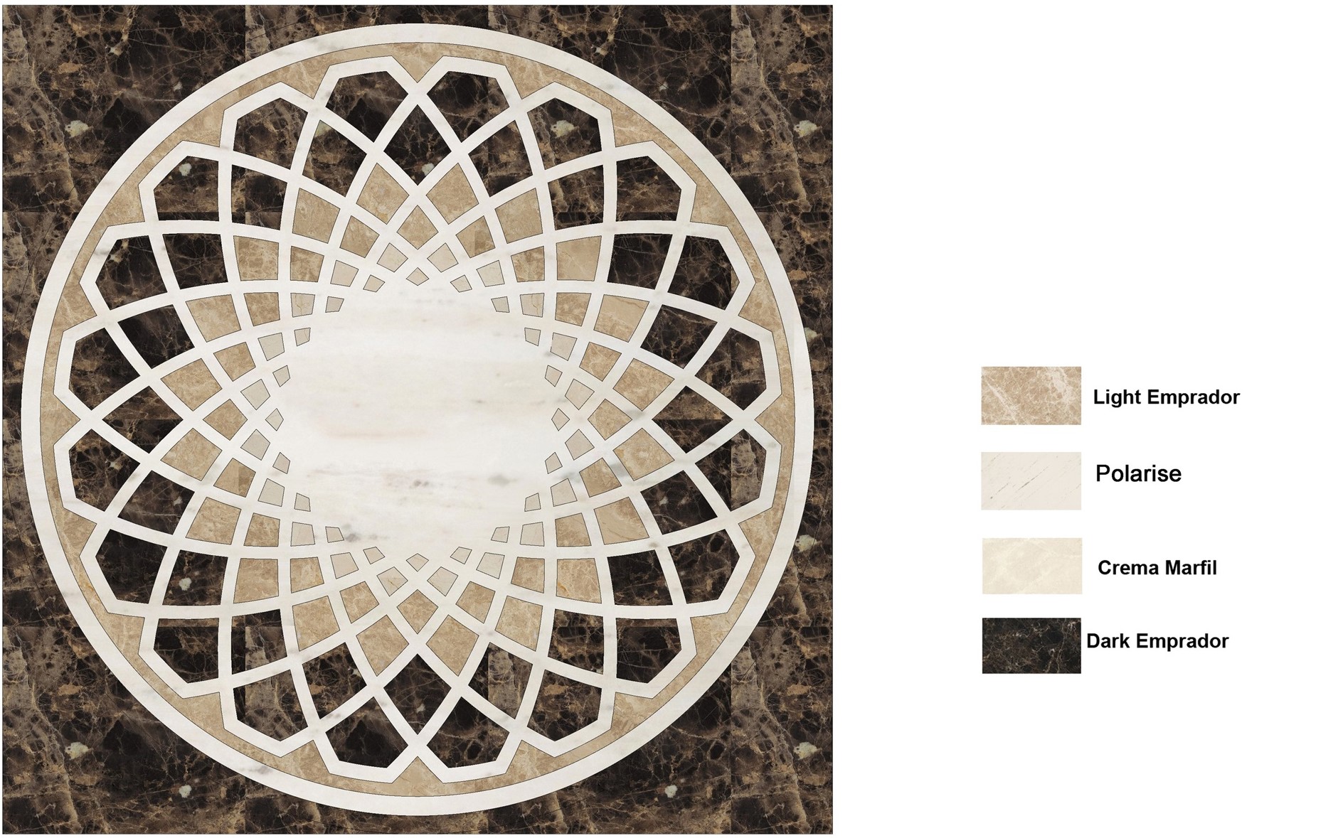 Marble Waterjet flooring - CAD Files, DWG files, Plans and Details
