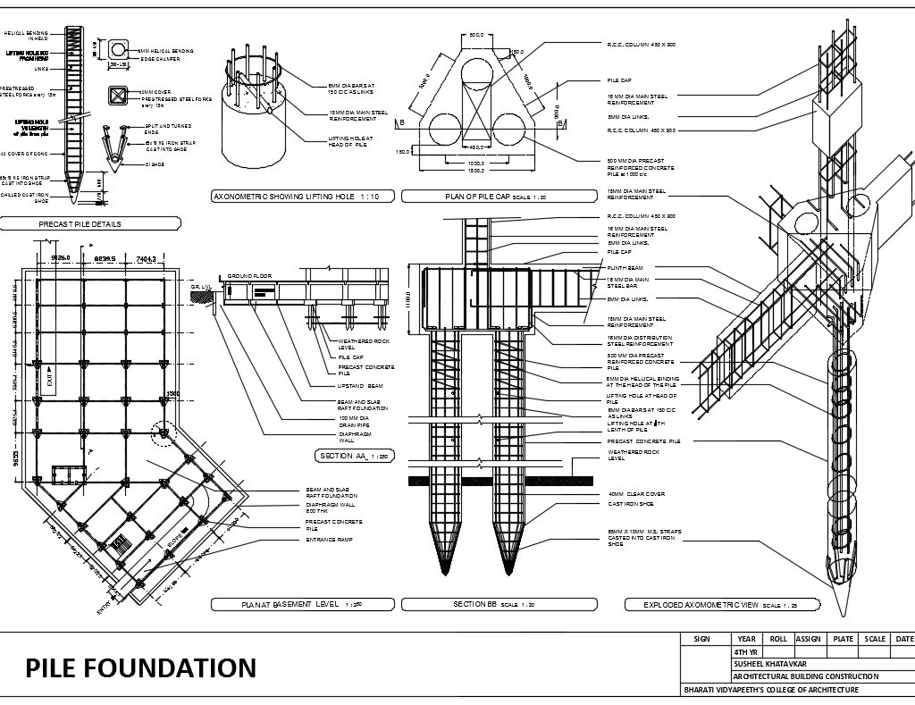 Types of Pile Foundation | Deep Foundation [HINDI] 🔥🔥🔥🔥🔥 - YouTube