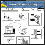 Wooden Block Design CAD Details