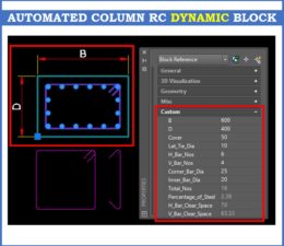 Automated RC Column Dynamic Block