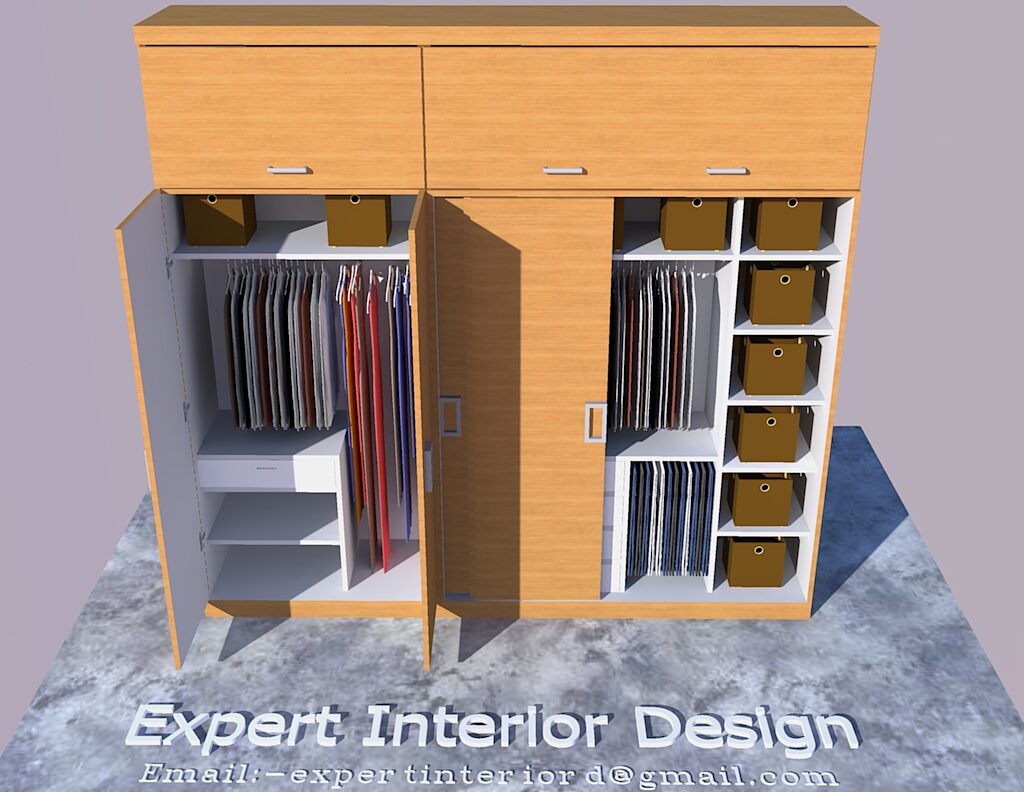 Modular Wardrobe Design for Home - CAD Files, DWG files, Plans and ...