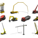 Construction Heavy Equipment Pack - Revit Family Collection