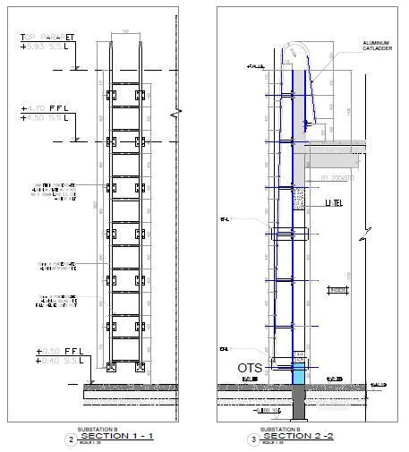 ALUMINUM CATLADDER for Roof Areas - CAD Files, DWG files, Plans and Details