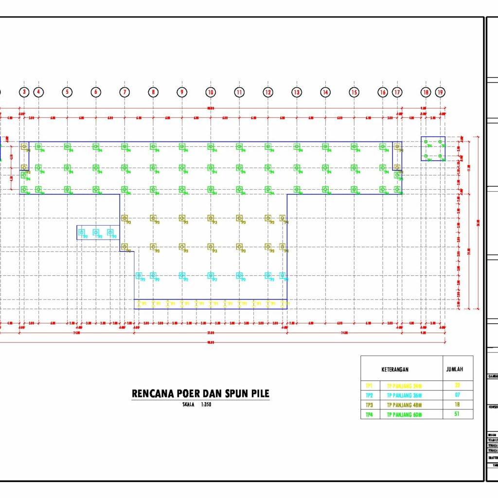 pier plan drawing (80 meters wide) + details - CAD Files, DWG files ...