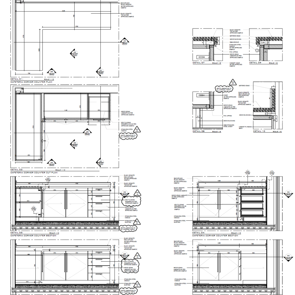 Cafeteria Details 1-2-DET-F01-000002 - CAD Files, DWG files, Plans and  Details