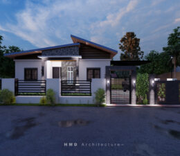 BUNGALOW HOUSE (PANEL TYPE ROOF) 3 BEDROOMS
