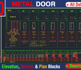 METAL DOOR BLOCKS