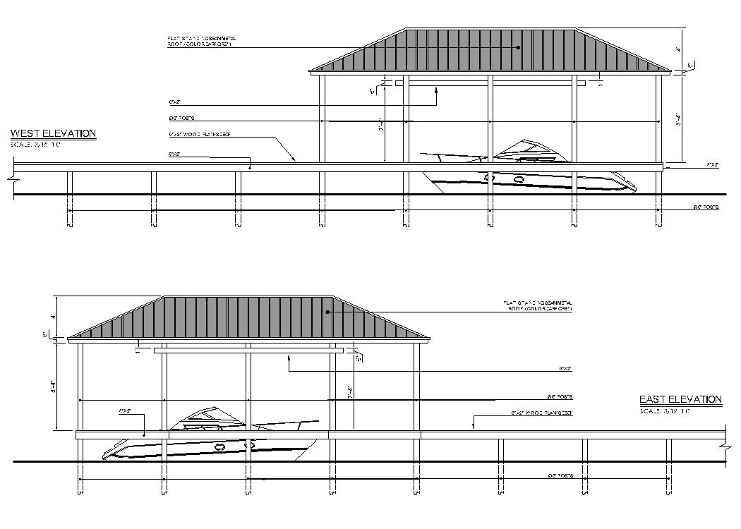 Boat dock design - CAD Files, DWG files, Plans and Details