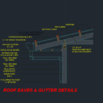 Roof Eaves & Gutter Detail