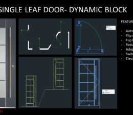 Single Leaf Door - Dynamic Block